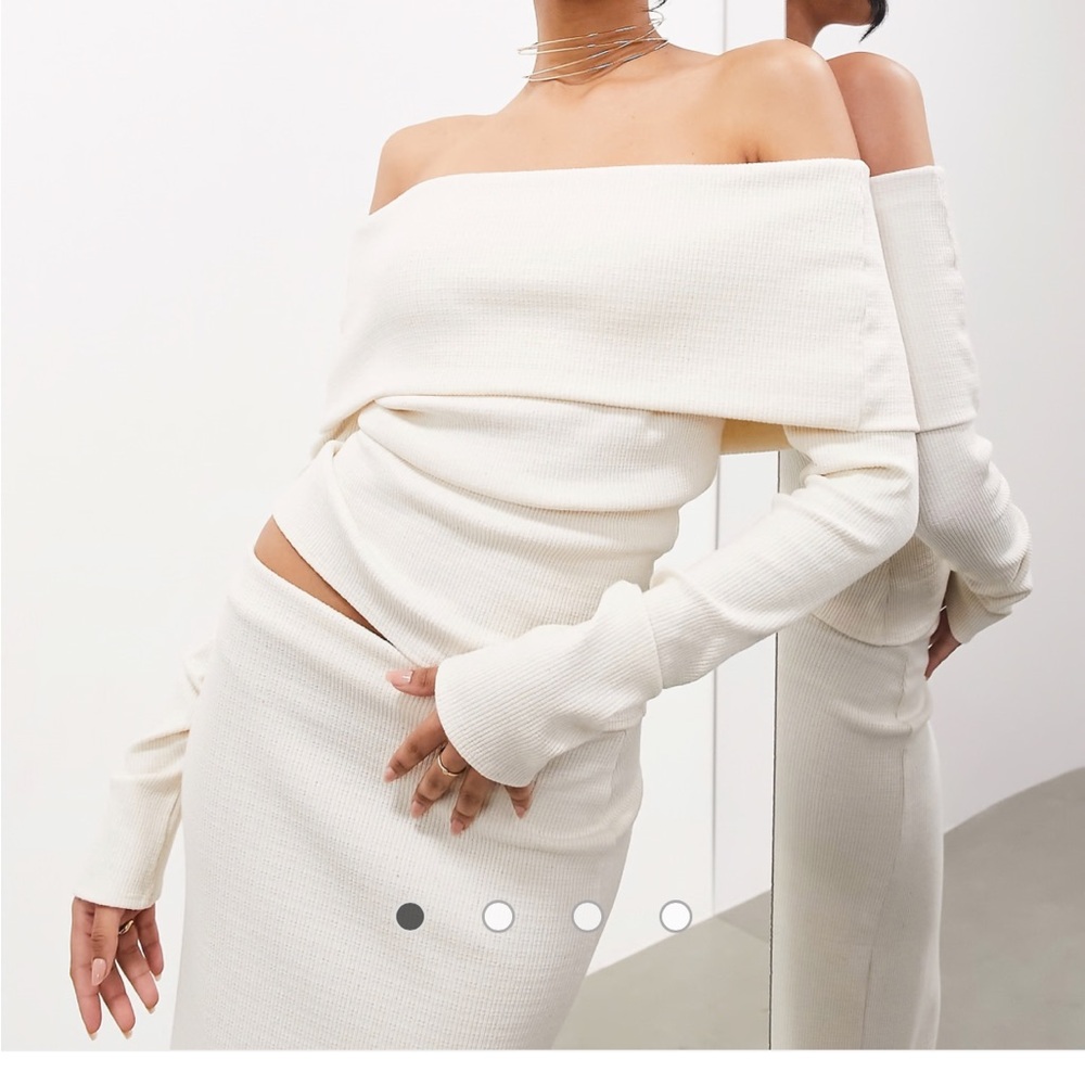 ASOS knit skirt set